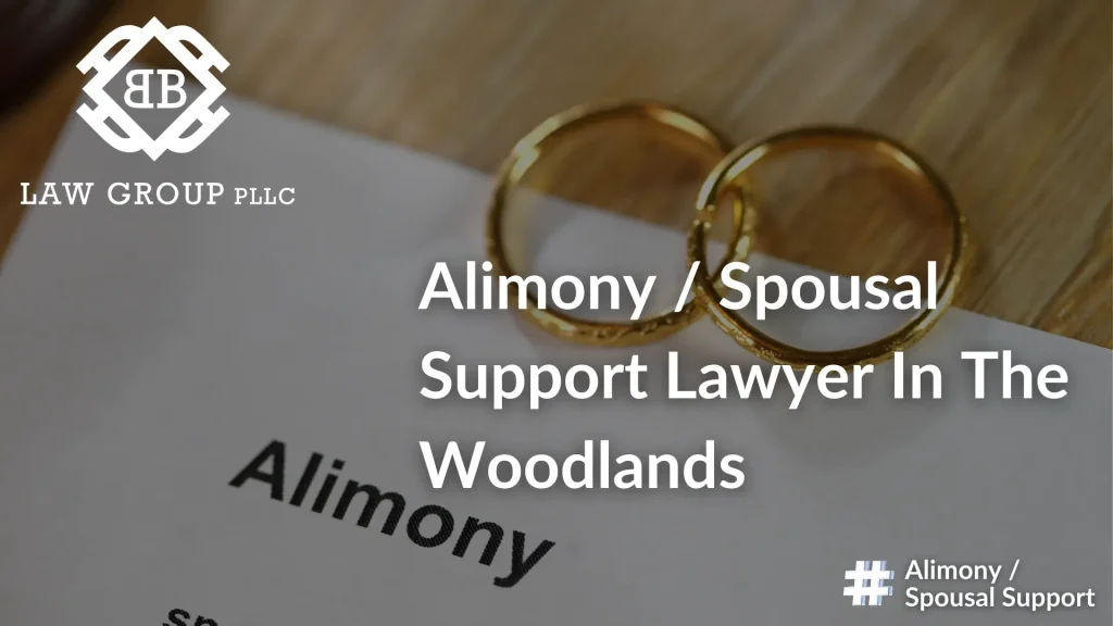 Alimony _ Spousal Support Lawyer In The Woodlands Image